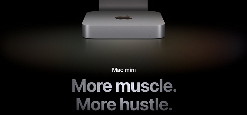 A sleek Mac mini setup on a desk