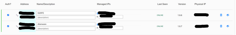 Managing hosts and IPs in ZeroTier