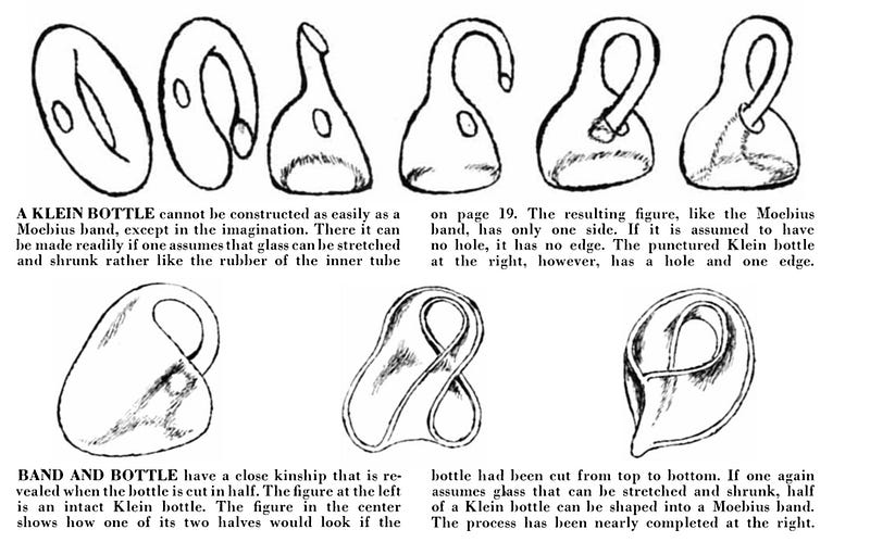 Visualization of the mathematical parameters of the Klein Bottle