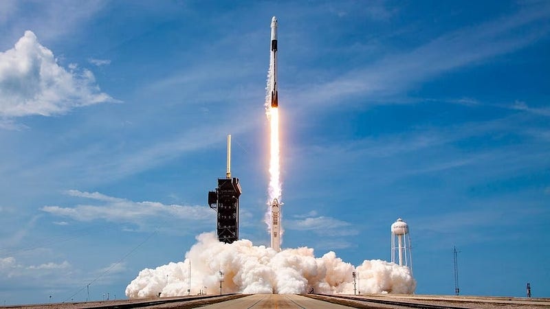 Falcon 9 rocket launch