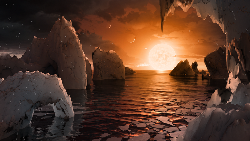 Visual representation of TRAPPIST-1f surface