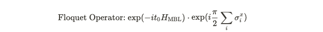 Floquet operator structure