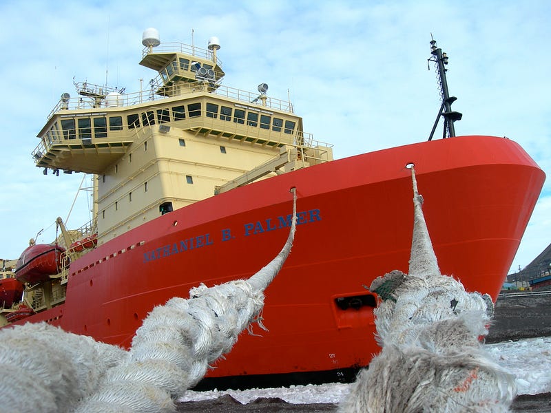 The Nathaniel B. Palmer, an essential icebreaker