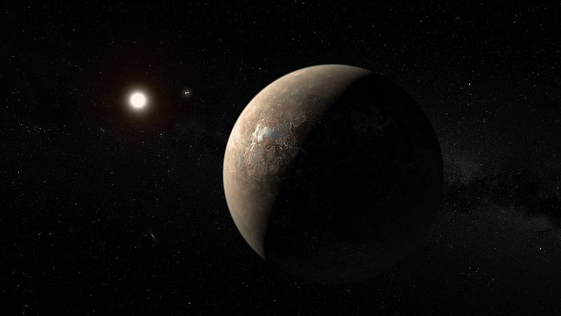 Artistic rendering of Proxima b