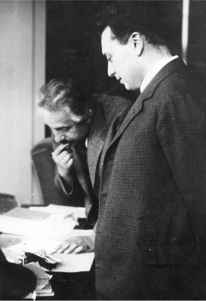 Einstein and Pauli together in 1926