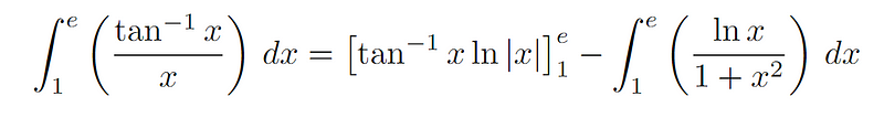 Evaluating the first integral