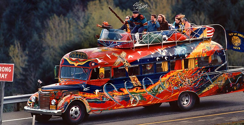 Ken Kesey's iconic psychedelic bus