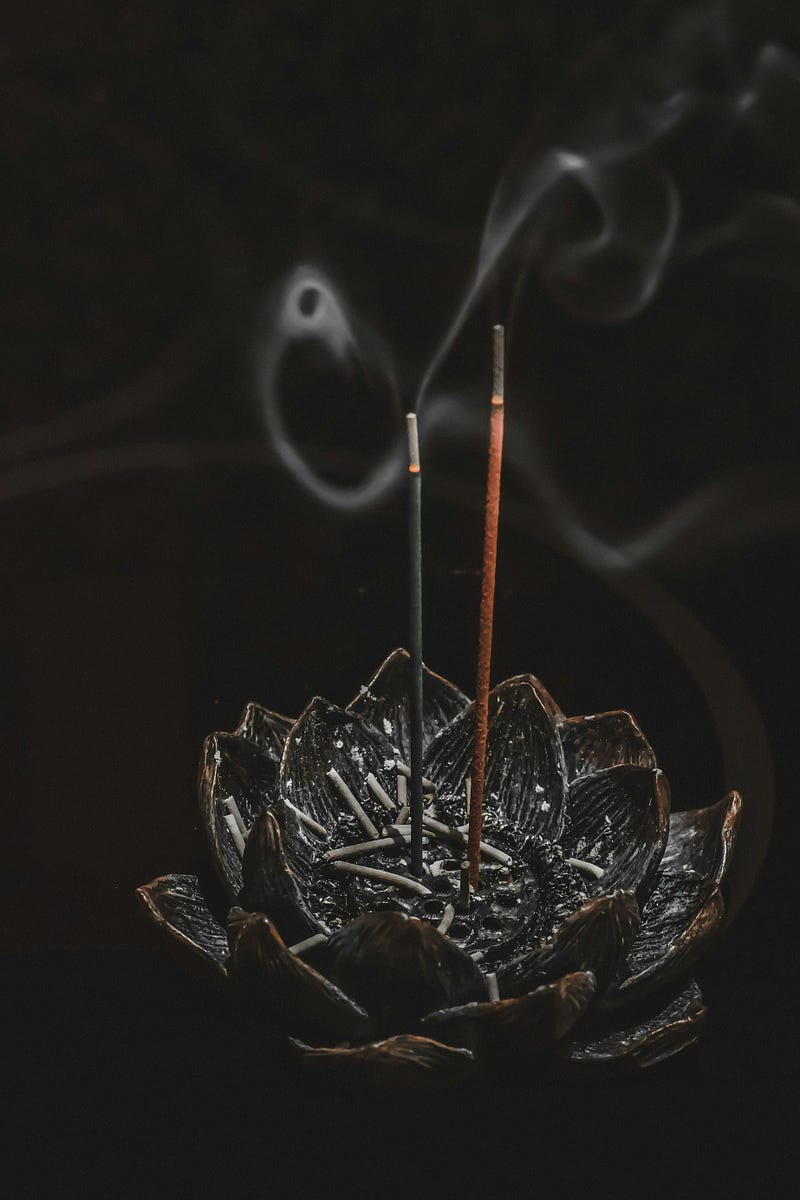 Incense burning for purification