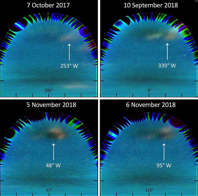 Formation of a dark vortex on Neptune