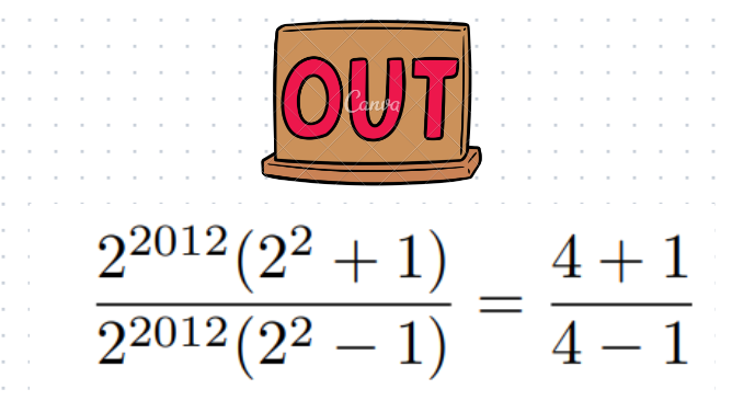 Factorization example in math