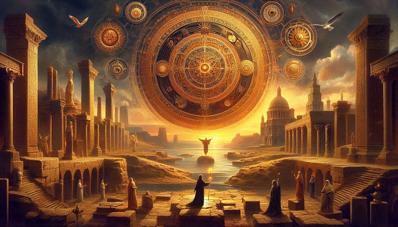 Gnostic symbols representing hidden knowledge