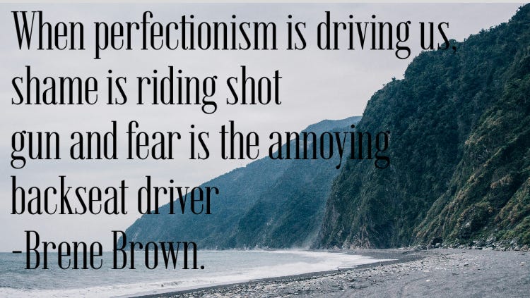 The journey of healthy perfectionism