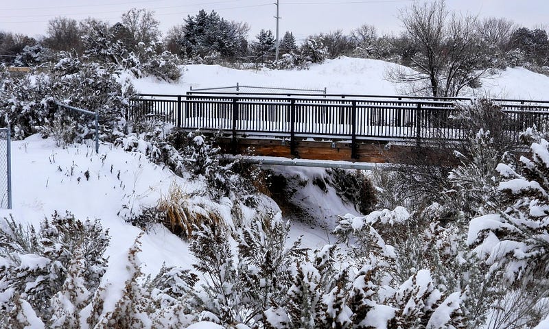 A serene winter scene