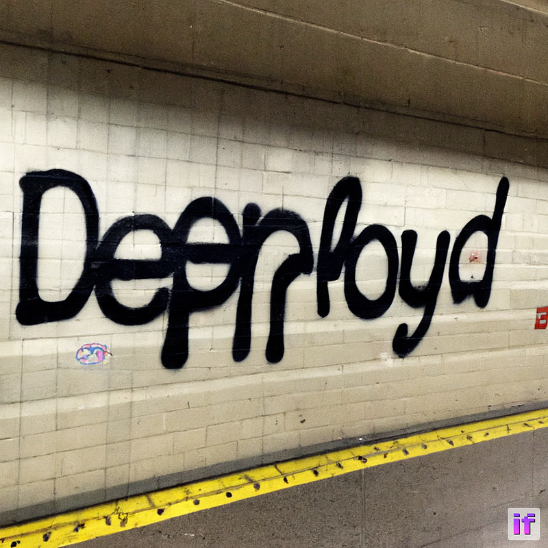 Graffiti created by DeepFloyd IF