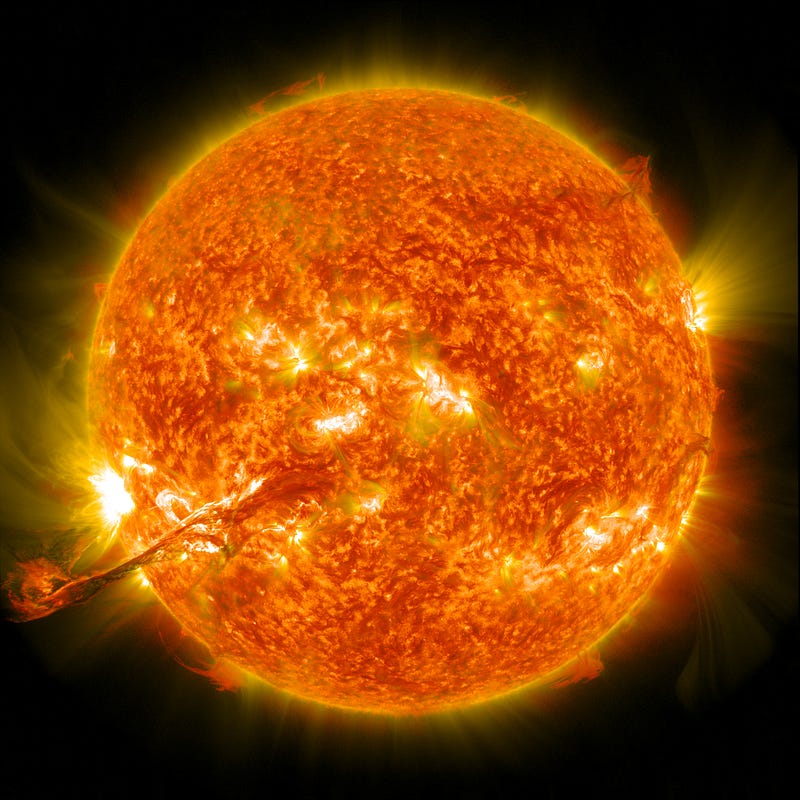 Hydrogen fusion in the Sun’s core