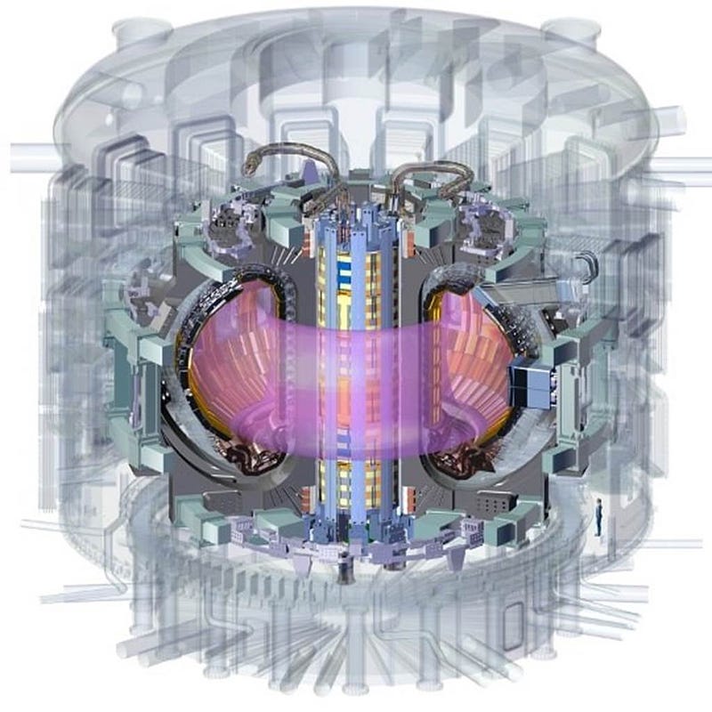 Diagram of the ITER project