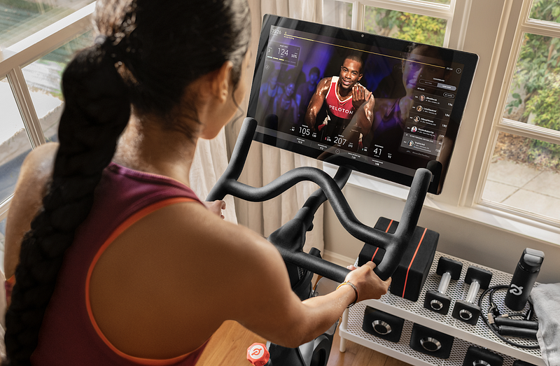 Peloton's growth in workouts versus instructor count