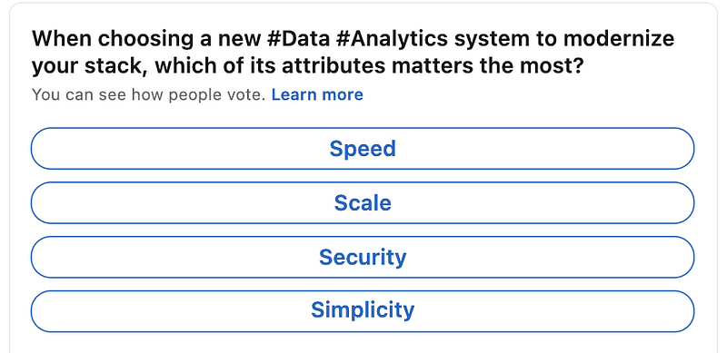 Data Analytics System Survey