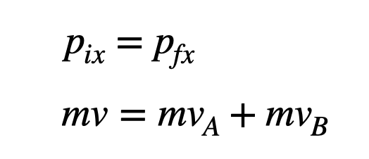 Kinetic energy equation illustration