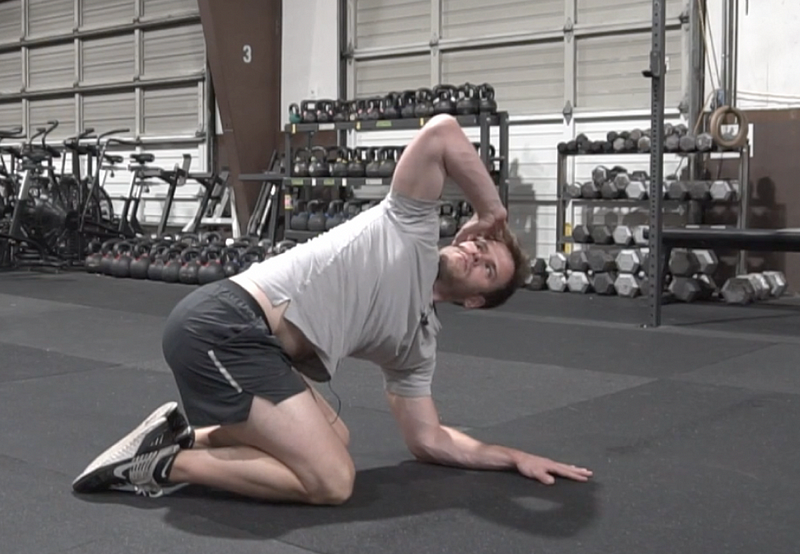 Thoracic Rotation Drill position