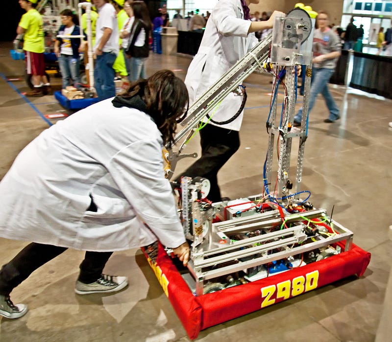 Educational program showcasing robotics and technology