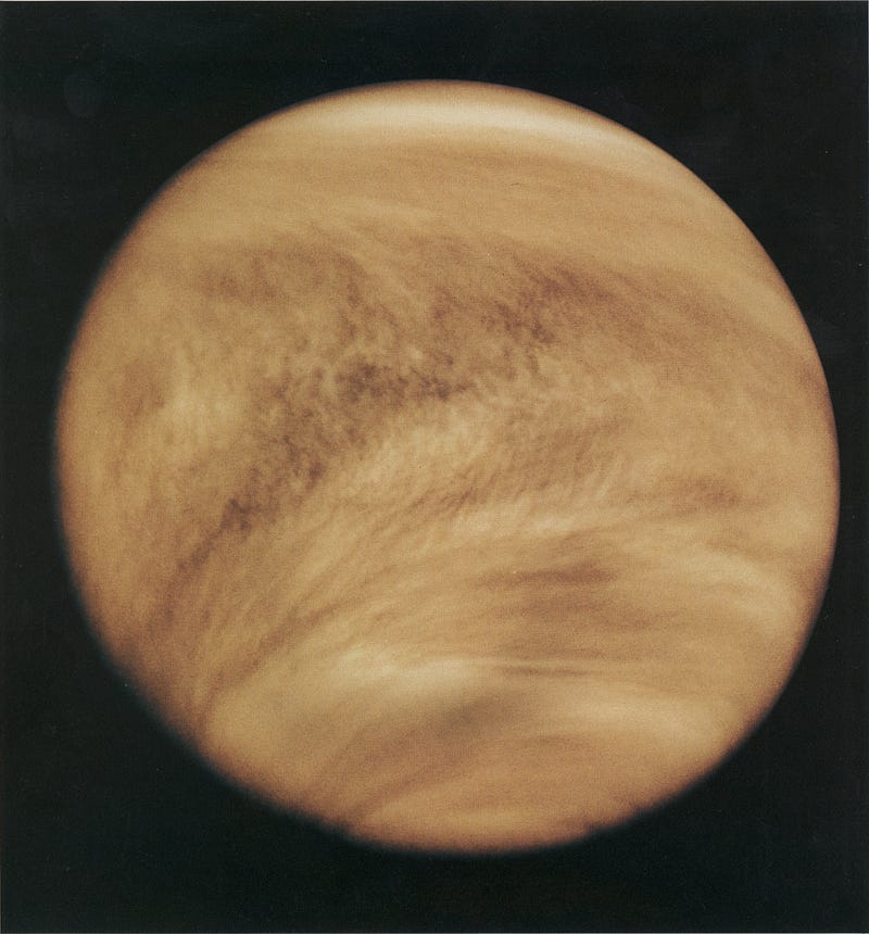 Cloud formations on Venus