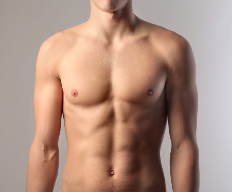 Unique male breast characteristics