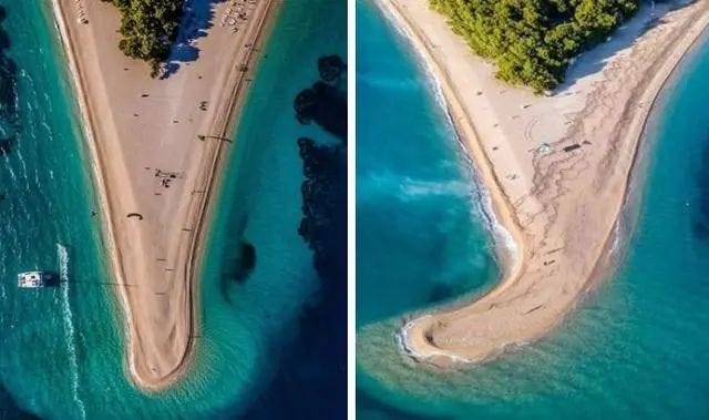 Storm impact on Zlatni Rat beach