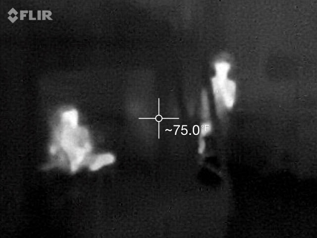 Thermal image from 7 meters away