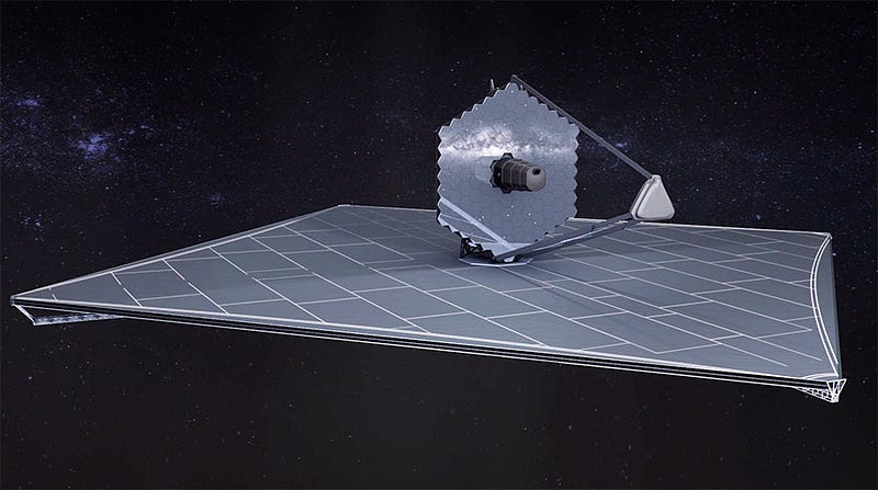 Conceptual image of LUVOIR telescope