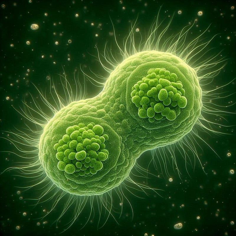 Visual representation of simple multicellular organisms