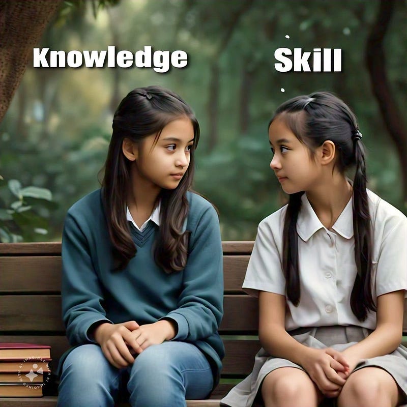 Understanding Knowledge vs. Skill in Income Growth