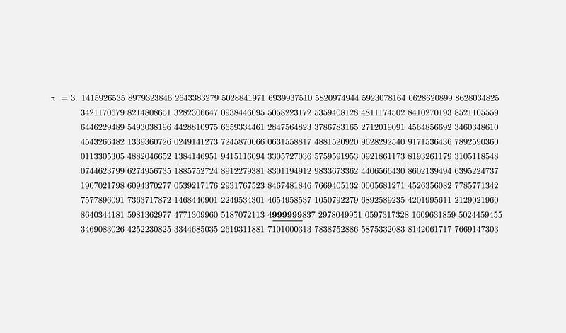 Feynman Point in Pi