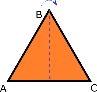 Exploring triangle symmetries through transformations.