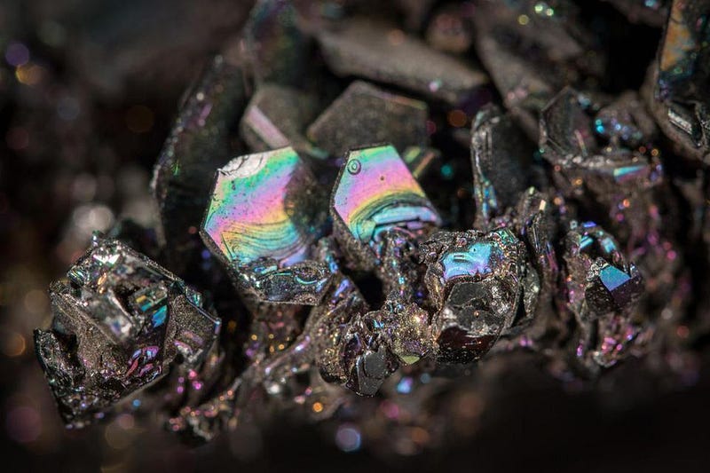 Silicon carbide, almost as hard as diamond.