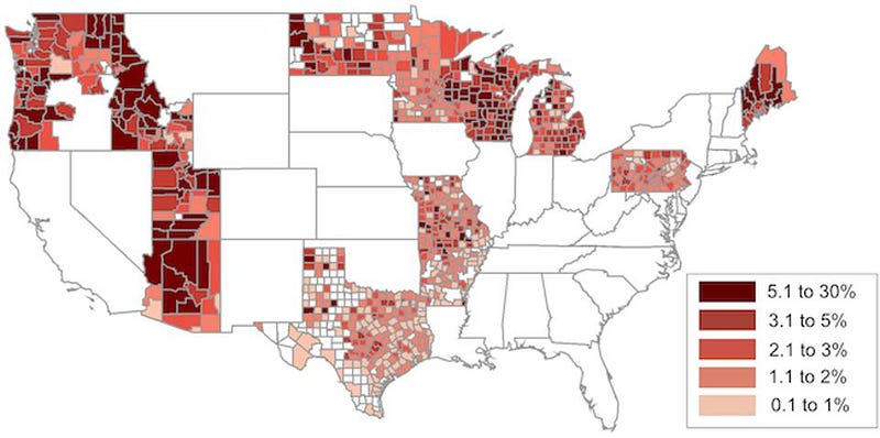 Vaccination rates affect disease outbreaks